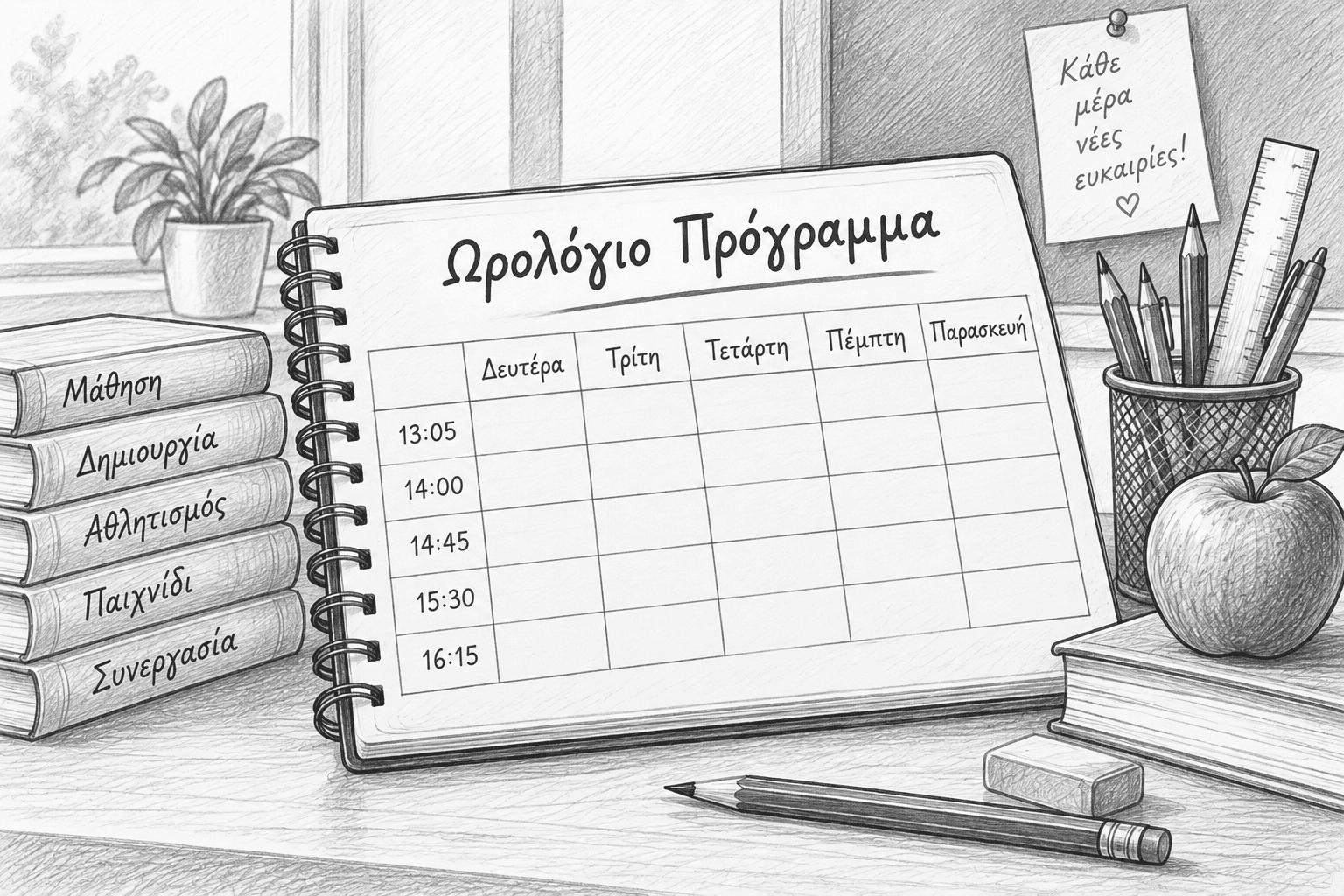 Ωρολόγιο Πρόγραμμα Ολοήμερου Σχολείου